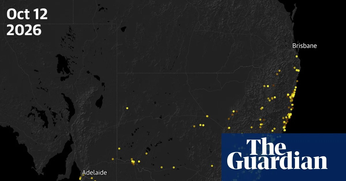 호주 동부에서 보곤 나방 개체 수 급증
