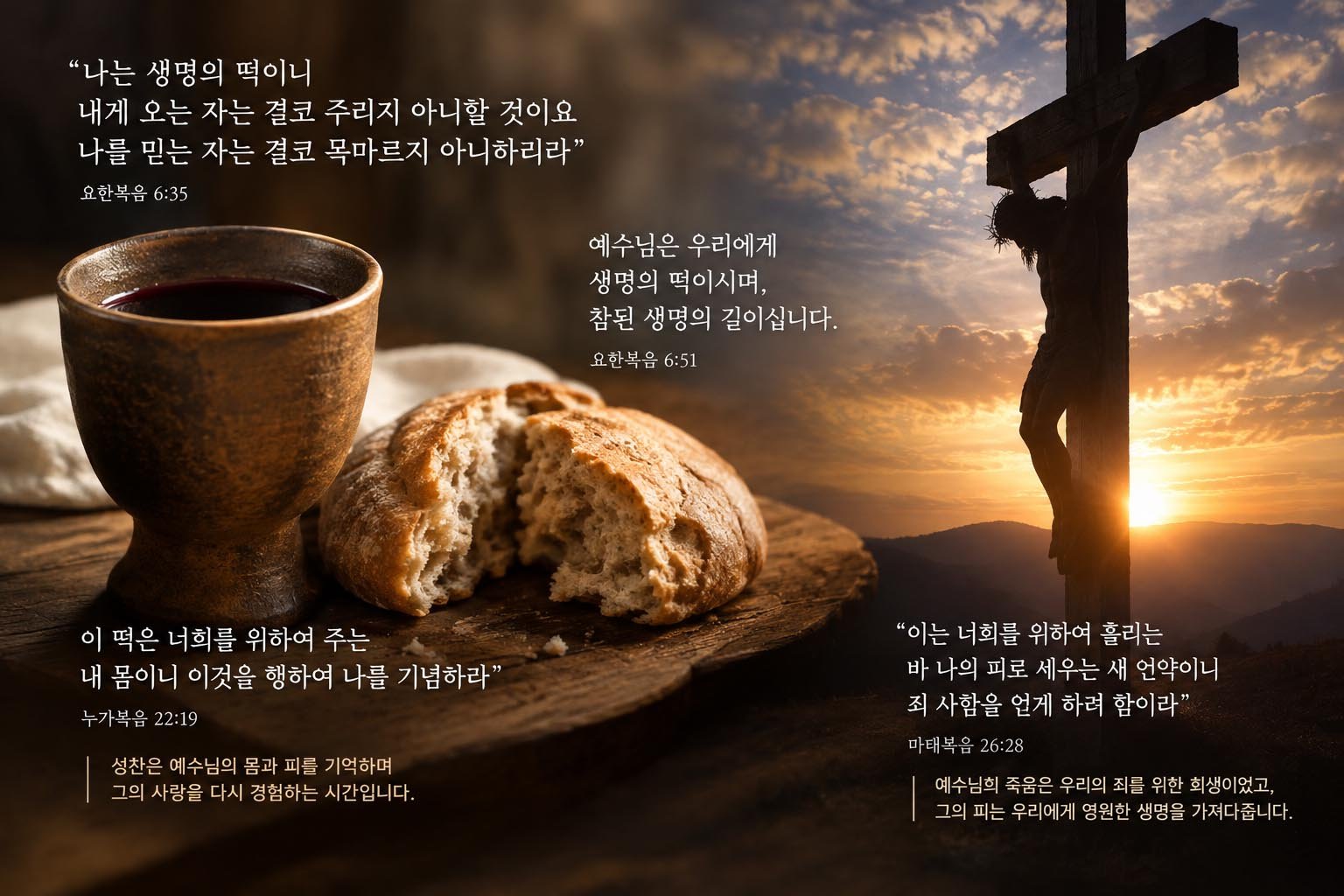 성찬의 의미와 예수의 죽음에 대한 고찰