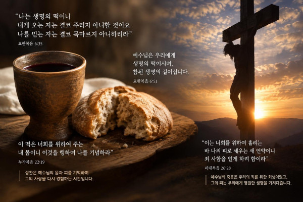 성찬의 의미와 예수의 죽음에 대한 고찰