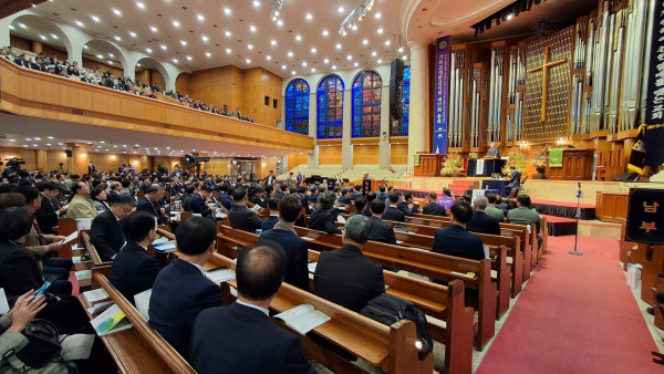 기독교대한감리회 제37회 총회 개회, 김정석 감독회장 신뢰 회복 강조