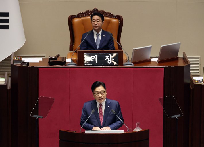 정점식 원내대표, 이재명 정부 비판 및 개헌 불가 선언; 김승원 법무부 장관 후보자 로비 의혹 반박; '피터…