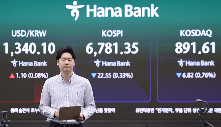 삼성전자 3분기 영업이익 107조원 기록, 코스피 하락세 지속