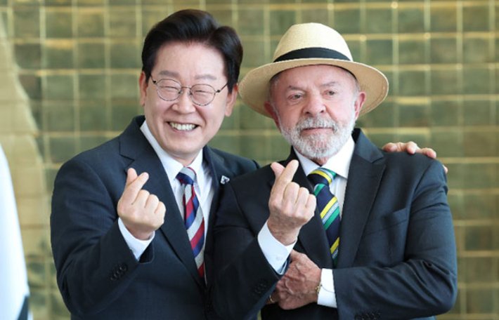 이재명 대통령, 룰라 대선 승리 축하 인사 전해