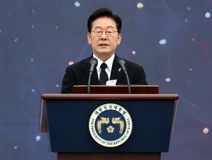 이재명 대통령, 이태원 참사 4주기 기억식에서 진실규명 약속