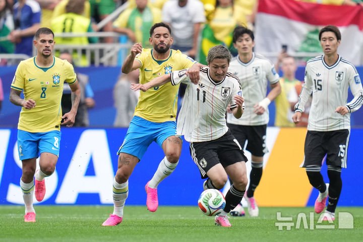 일본 축구대표팀, 브라질과 A매치 재대결 예정