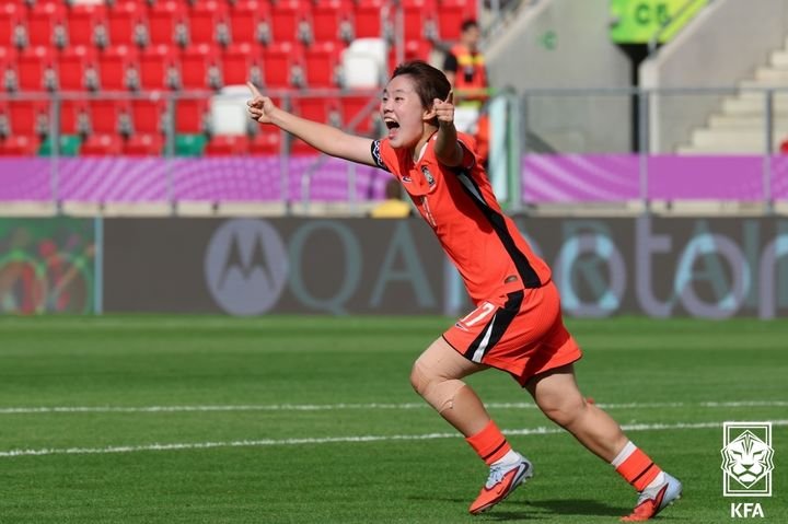 한국 U-20 여자 축구대표팀, 아르헨티나 꺾고 월드컵 8강 진출
