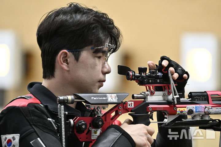 한국 사격, 남자 10m 공기소총 단체전에서 동메달 획득