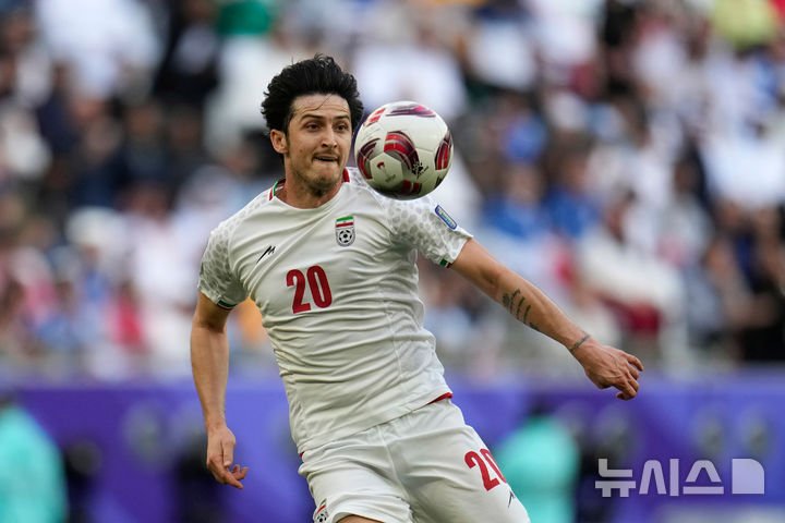 이란 공격수 아즈문, 4개월 만에 국가대표팀 복귀