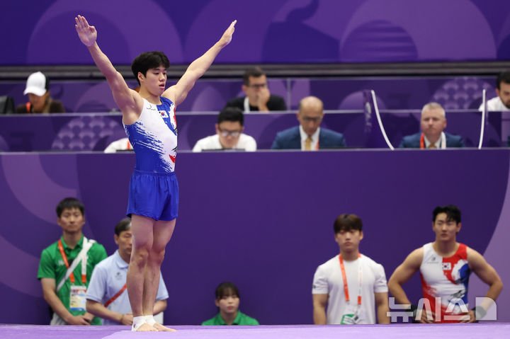 류성현, 아시안게임 남자 마루운동 결선에서 4위 기록