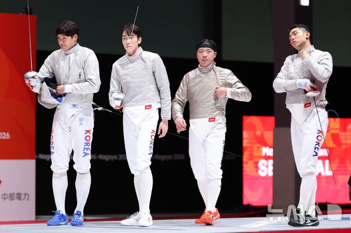 한국 펜싱 남자 사브르, 일본 제치고 아시안게임 단체전 4연패 달성