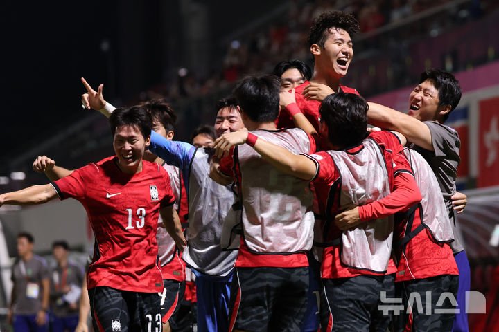 한국 남자 축구, 아시안게임 준결승에서 중국과 맞대결