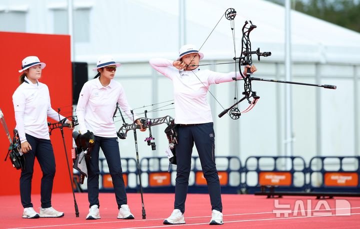 한국 여자 컴파운드 양궁, 인도에 패배하며 단체전 결승 진출 실패