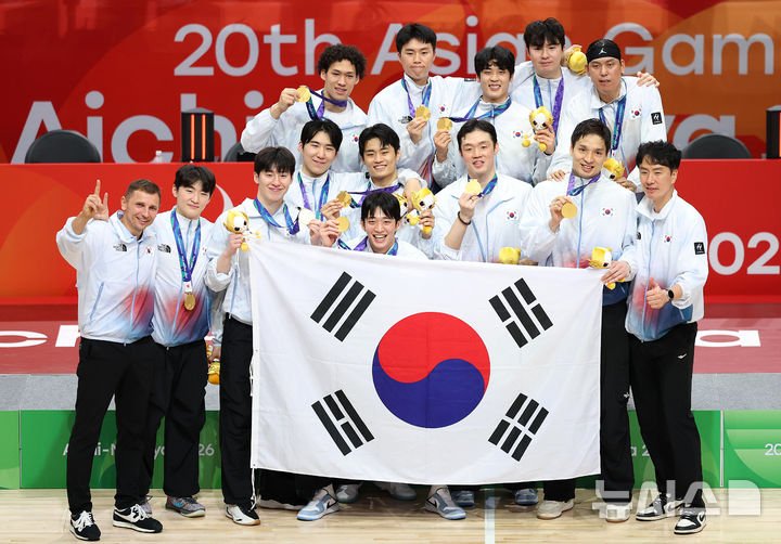 한국농구연맹, 아시안게임 금메달 남자 농구팀에 1억원 포상금 지급