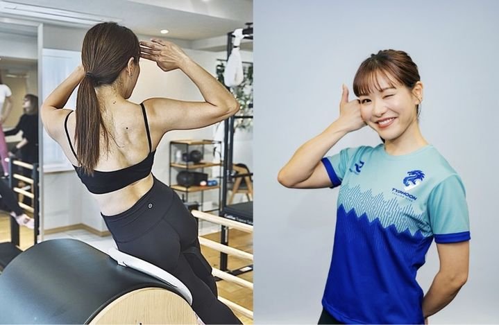 일본 여자 컬링 선수 요시다 치나미, 필라테스 수업 사진 공개