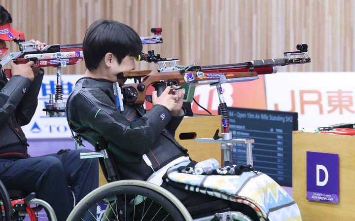 서훈태, 2026 아시안게임 혼성 공기소총에서 금메달 획득