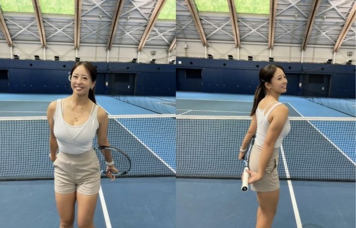 일본 테니스 선수 소노다 아야노, 한국 스포츠웨어 브랜드 운동복 공개