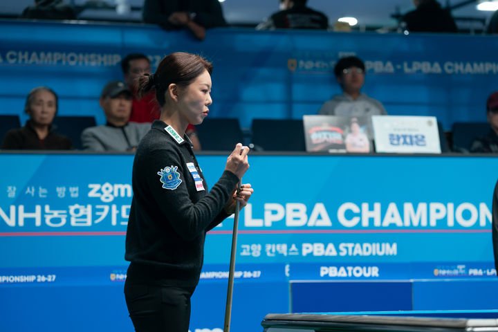 김가영, LPBA 5차 투어 8강 진출…정수빈은 탈락