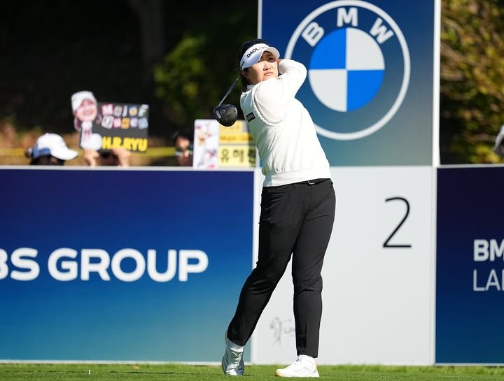 유해란, LPGA BMW 레이디스 챔피언십 2라운드 단독 선두