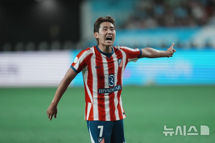 이강인 선발 출전한 AT마드리드, 레반테에 2-0 승리로 리그 선두 도약