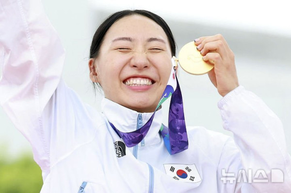 성승민, 아시안게임 근대5종 첫 금메달 획득…남자 농구도 일본 꺾고 우승