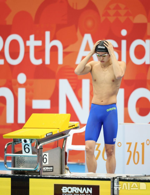 김우민, 어깨 부상으로 남자 자유형 800m 출전 포기