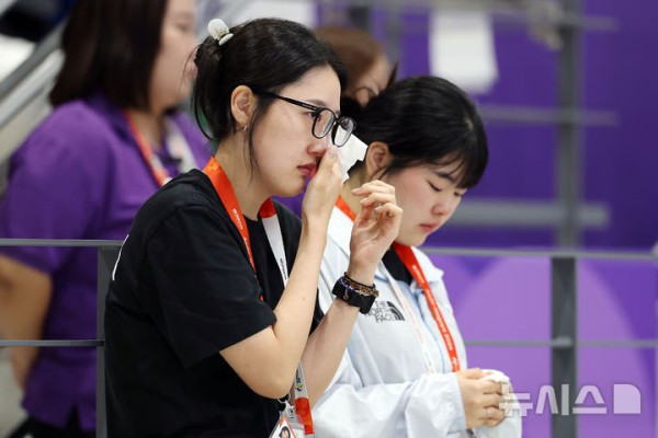 양지인, 아시안게임 개인전 결선 진출 실패 후 눈물 흘려