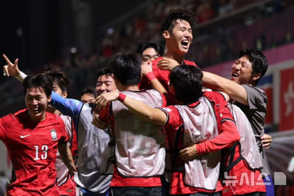 한국 남자 U-23 축구팀, 아시안게임 준결승에서 중국과 대결