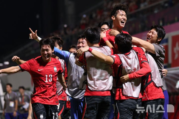 한국 남자 축구, 아시안게임 준결승에서 중국과 맞대결
