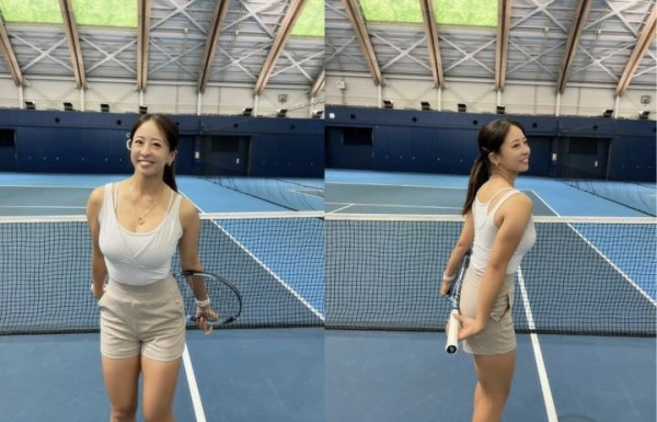 일본 테니스 선수 소노다 아야노, 한국 스포츠웨어 브랜드 운동복 공개