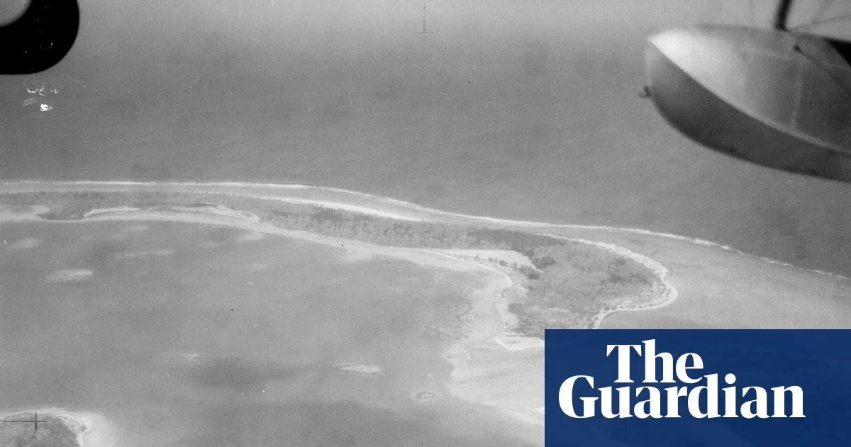 뉴질랜드 박물관, 아멜리아 이어하트 추락지의 1938년 항공 사진 공개
